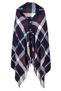 Women Classic Plaid Fashion Cashmere Shawl