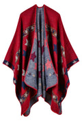 Women Star Printed Thick Cashmere Shawl