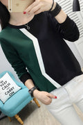 Women Fashion Round Neck Warm Top