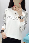 Women Round Neck Thick Winter Top