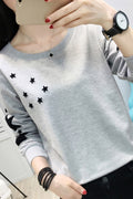 Women Printed Long Sleeved Winter Top