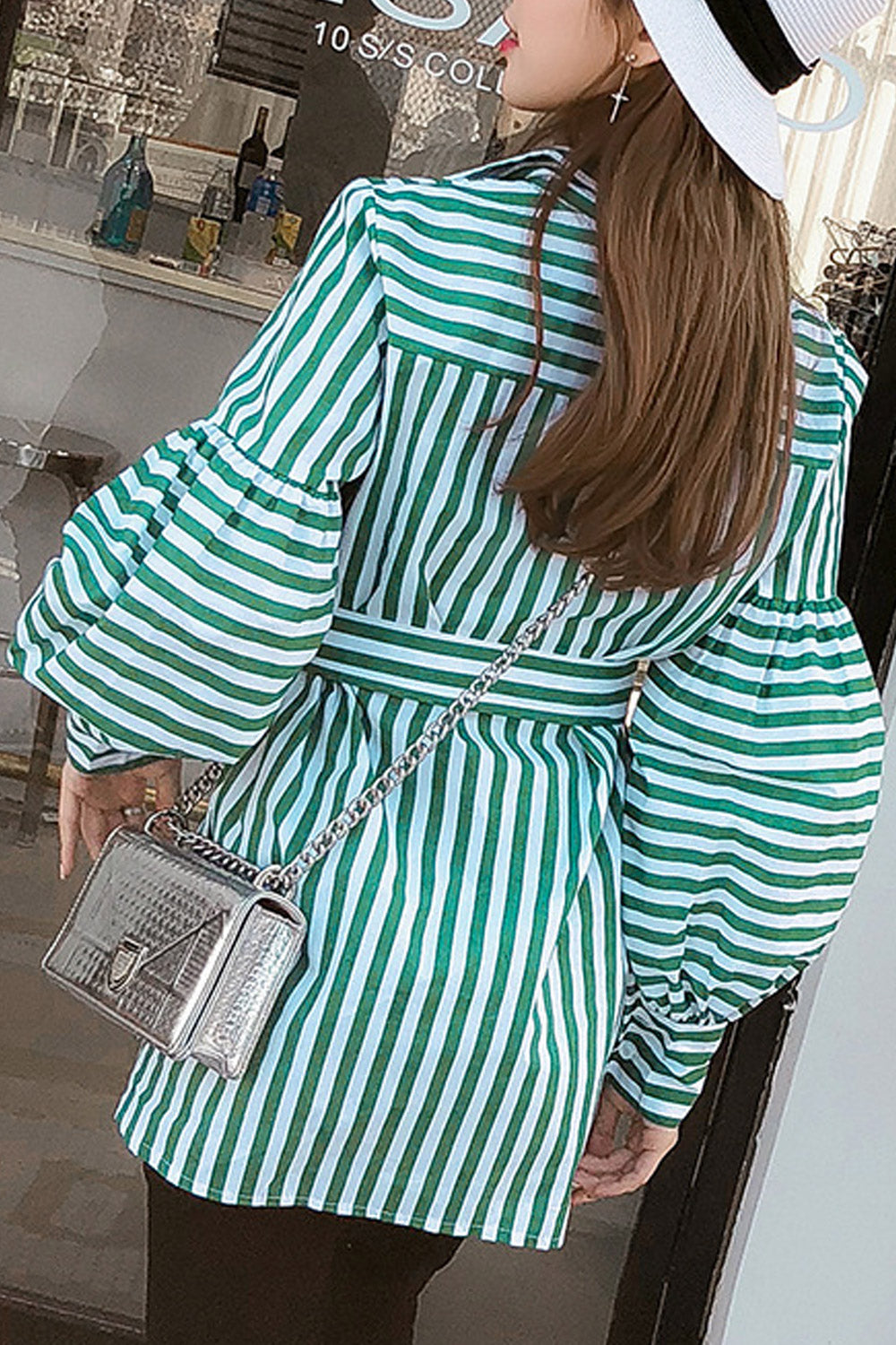 Women Striped Long Sleeved Stylish Shirt