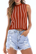 Women Striped High Comfort Stylish Top