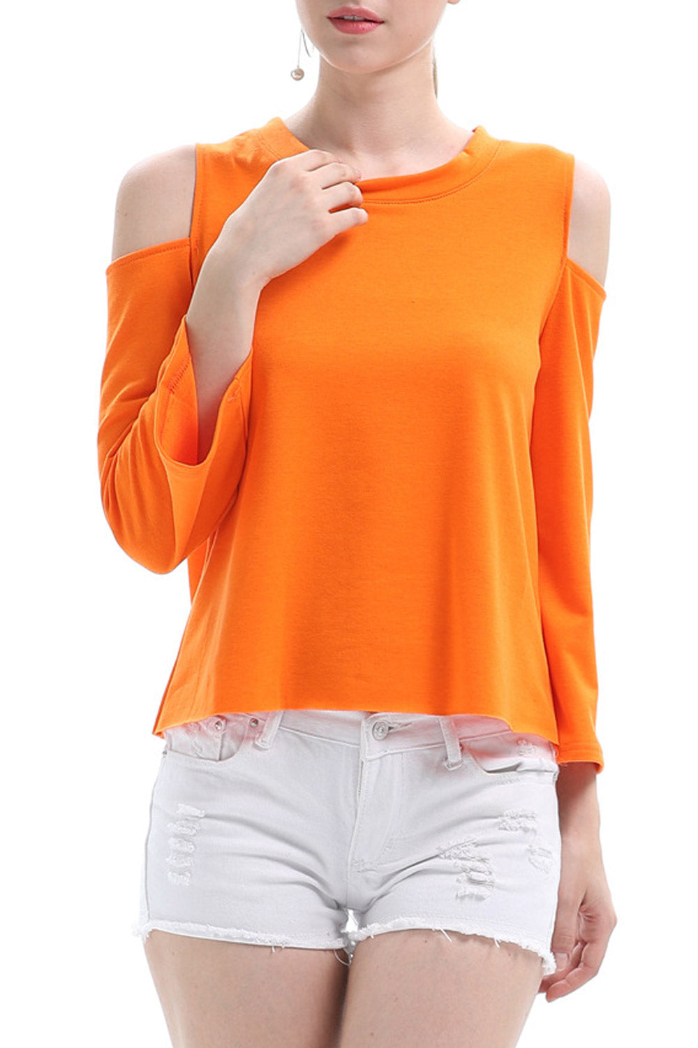 Women Stylish Cold Shoulder Casual Top