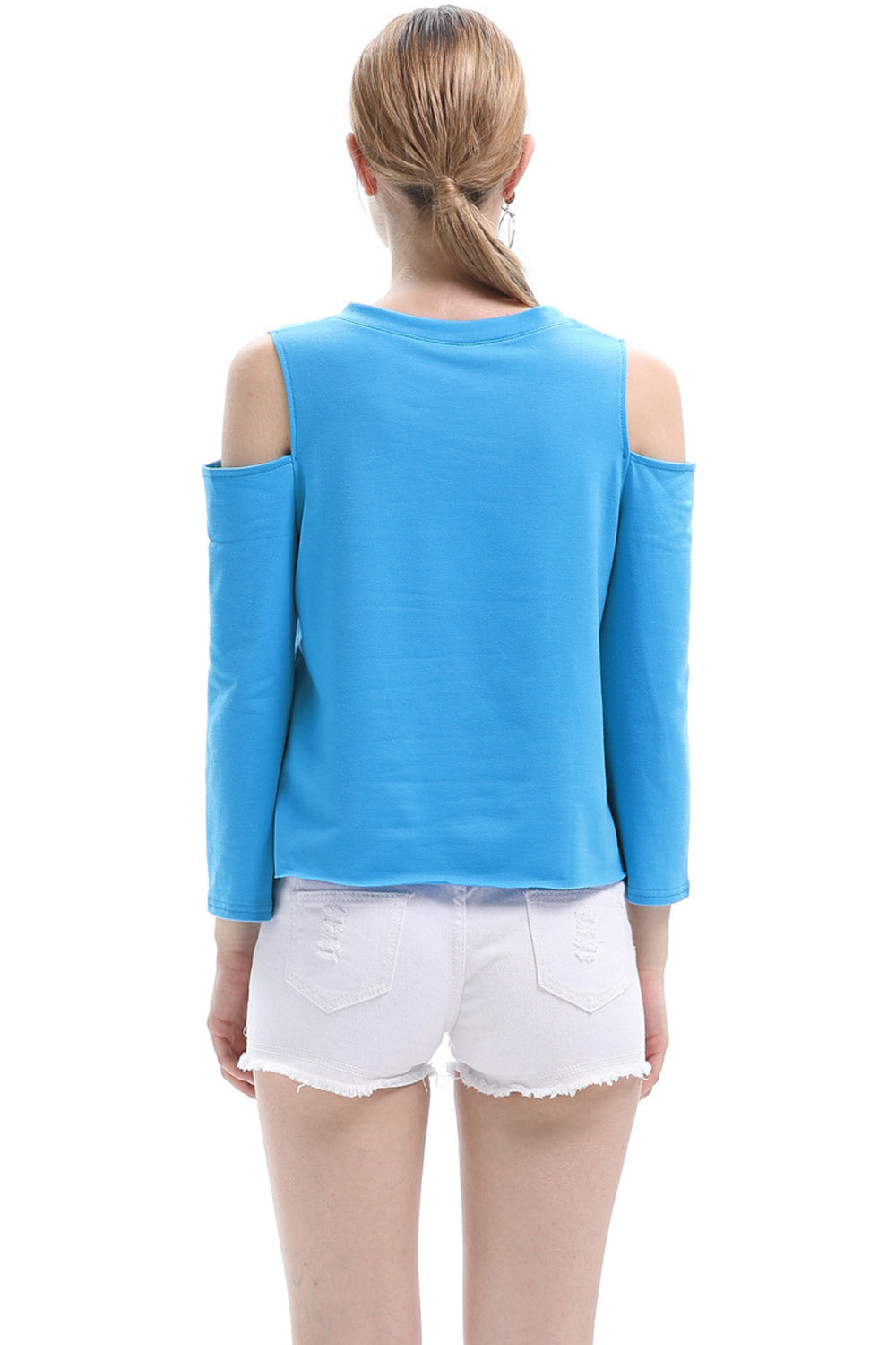 Women Stylish Cold Shoulder Casual Top