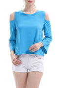 Women Stylish Cold Shoulder Casual Top