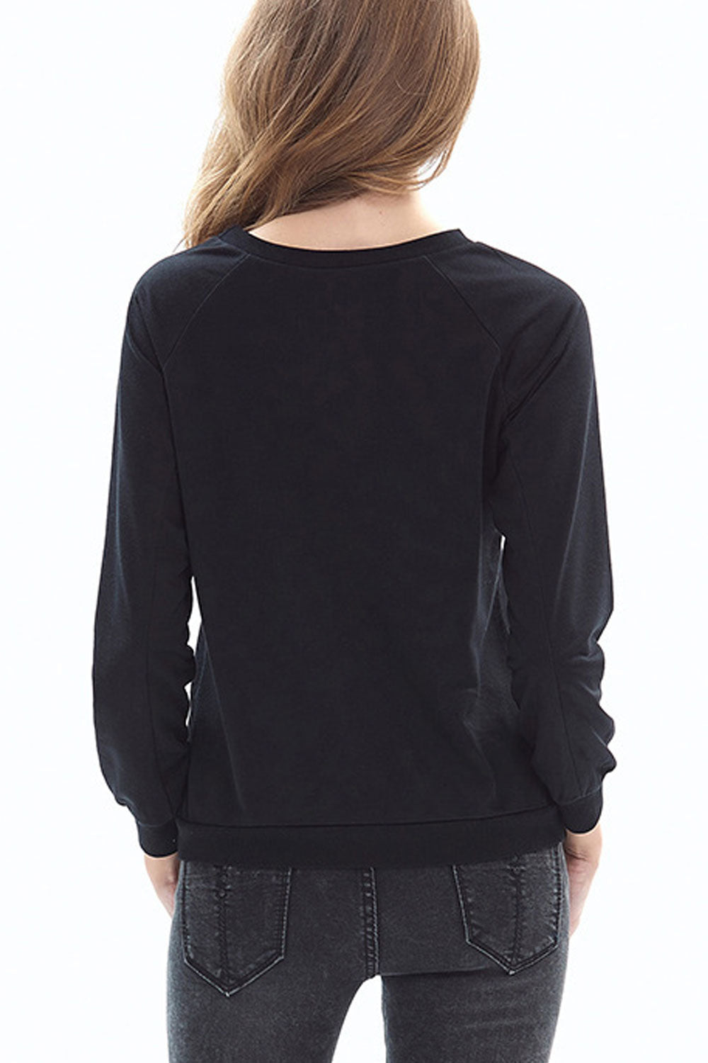Women Round Neck Beads Decorated Stylish Top