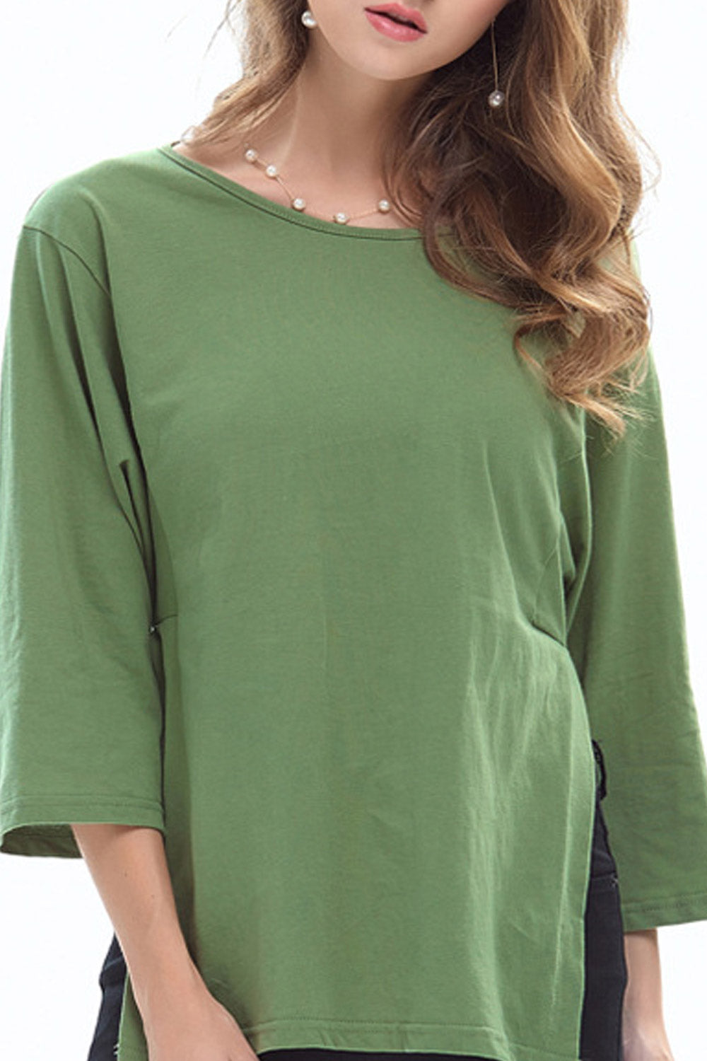 Women Loose Round Neck Casual Top