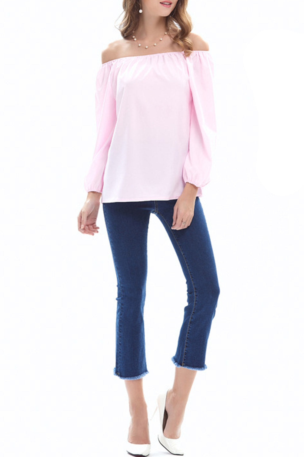 Women Stylish Off Shoulder Fashion Top