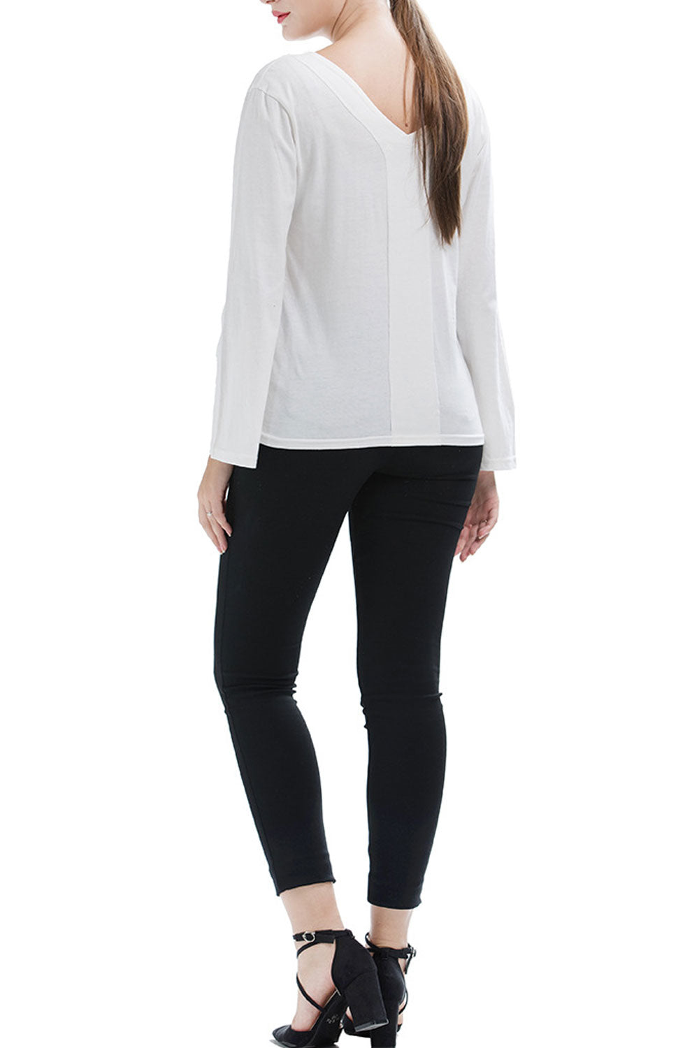 Women V-Neck Slim Comfortable Blouse
