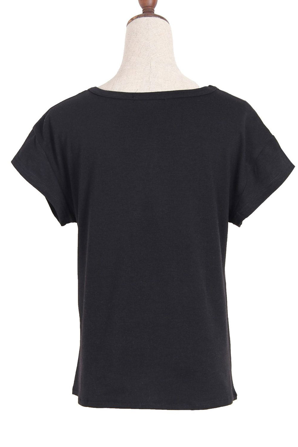 Women Cartoon Printed Short Sleeved Top