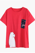 Women Cartoon Printed Comfortable T-Shirt