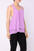 Women Halter Neck Ruffled Stylish Top