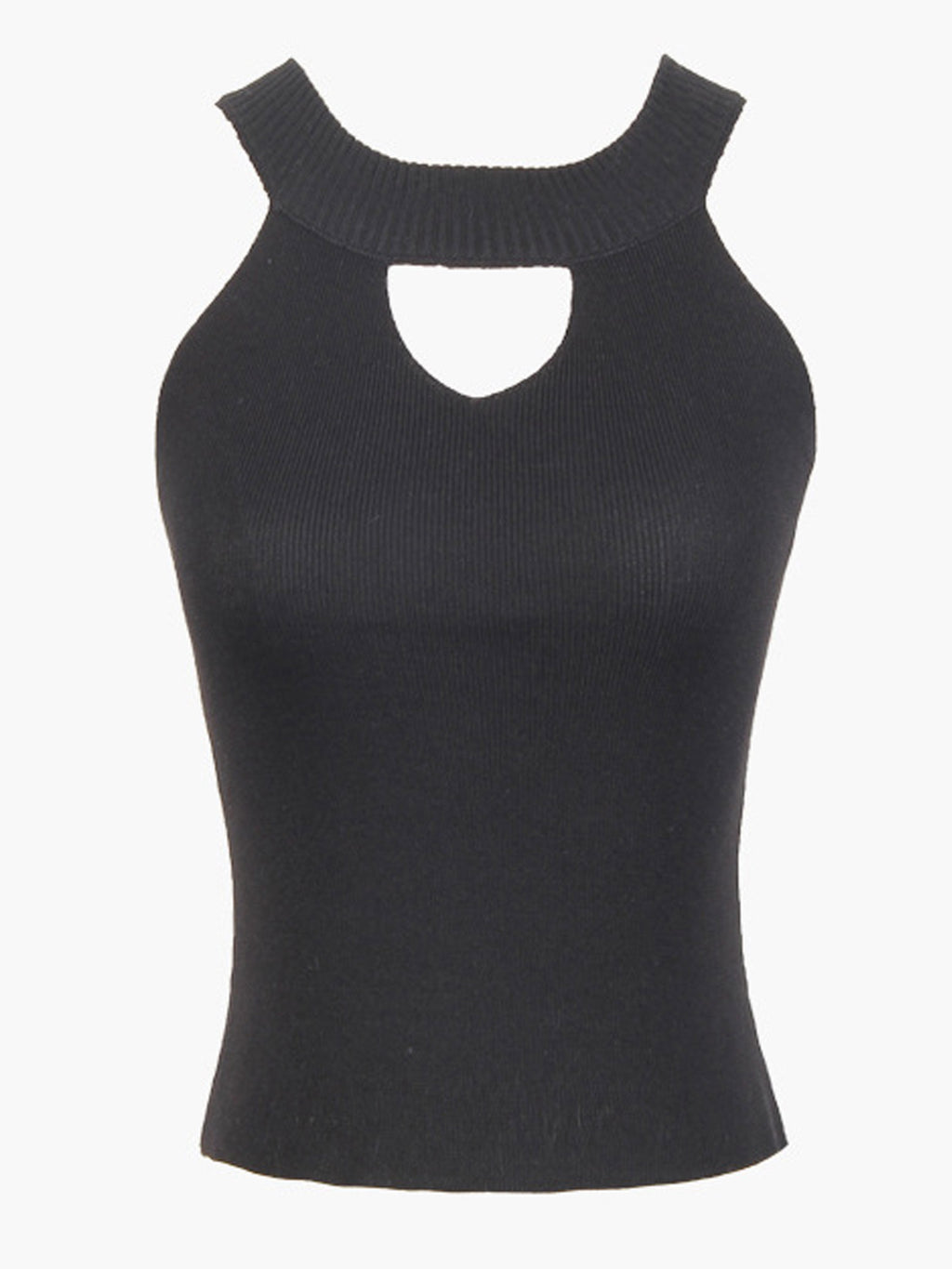 Women Keyhole Neck Knitted Vest