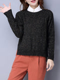 Women Round Neck Warm Stylish Sweater