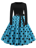 Women Beautiful Swing Skirt Waist Flower Belt Dress