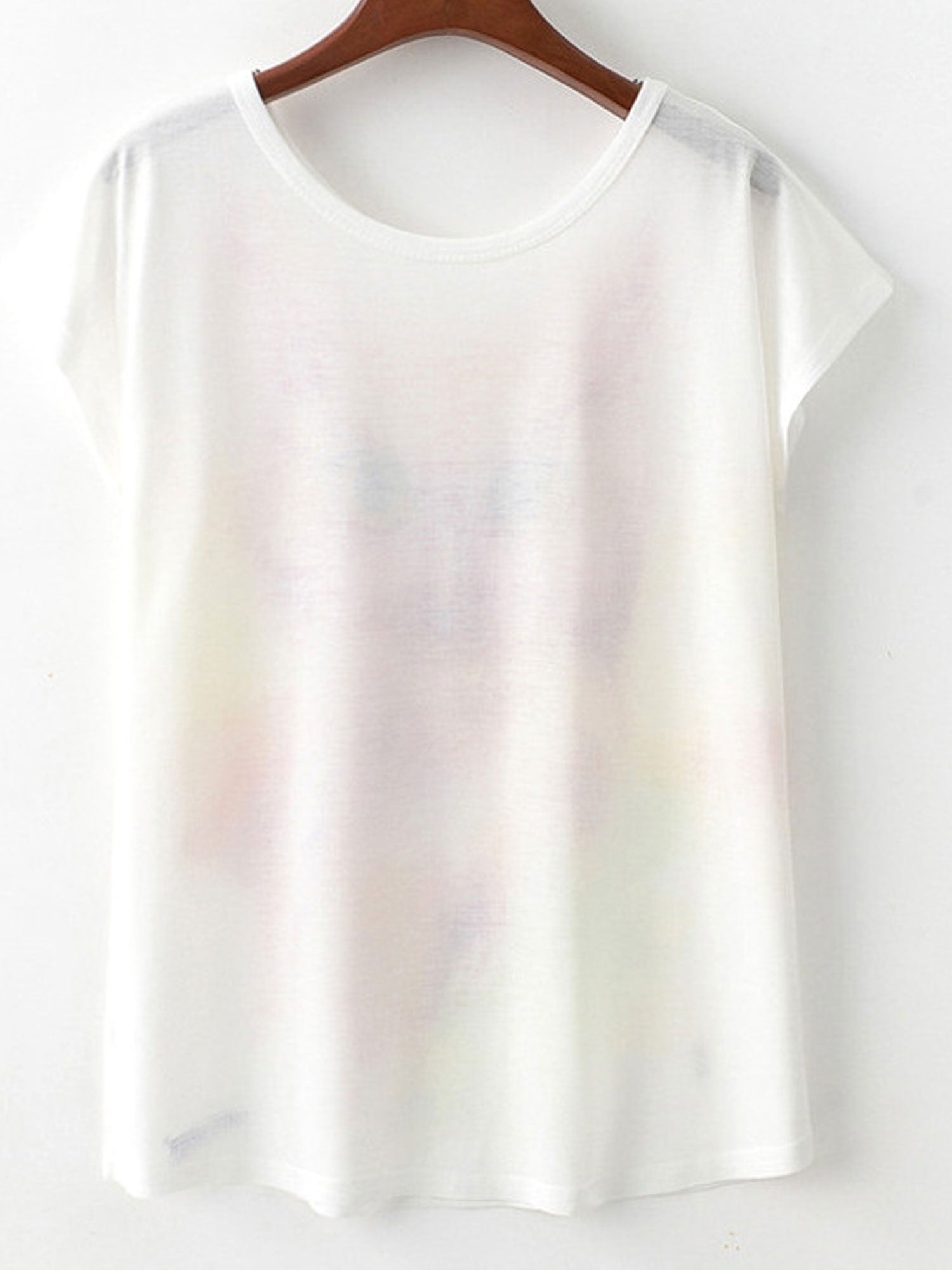 Women Short Sleeve Strawberry Print Casual T-Shirt
