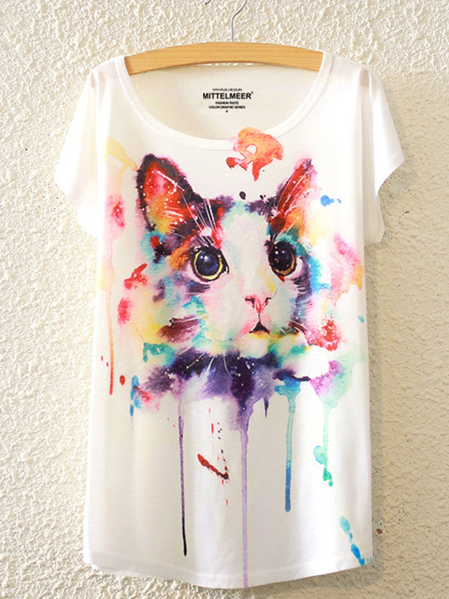 Women Cute Short Sleeve Loose Summer T-Shirt