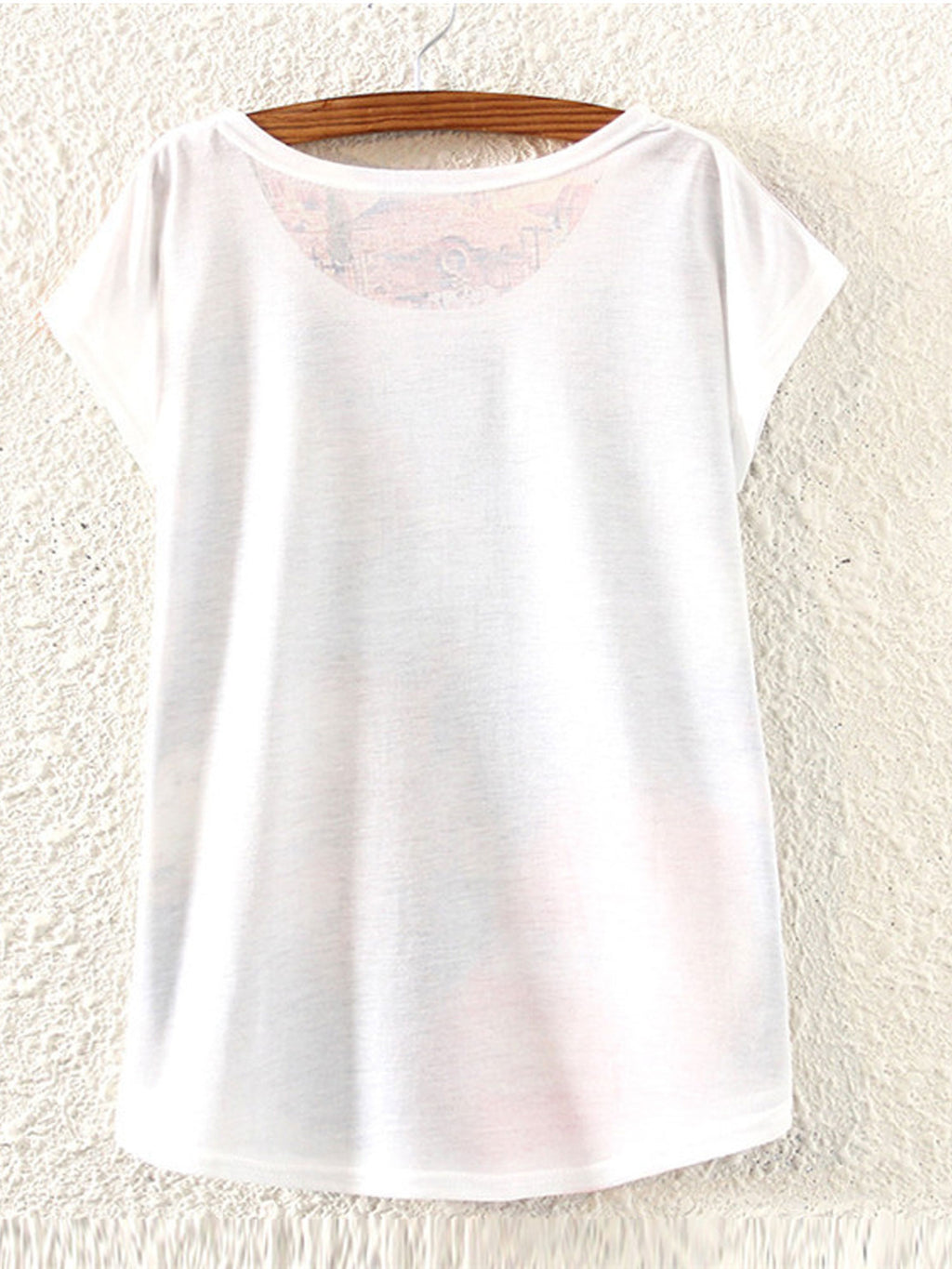 Women Loose Printed Round Neck Summer T-Shirt