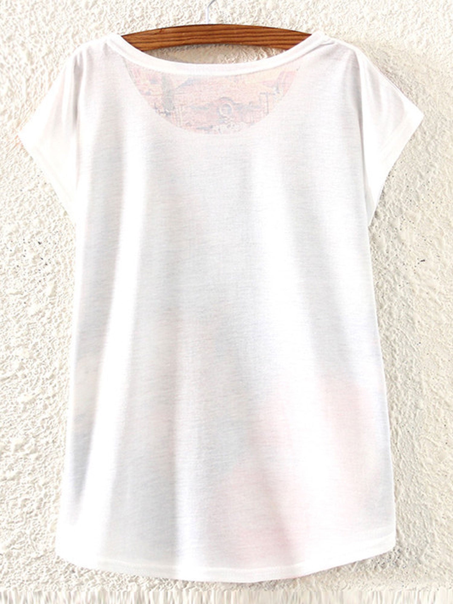 Women Cute Cartoon Pattern Summer T-Shirt
