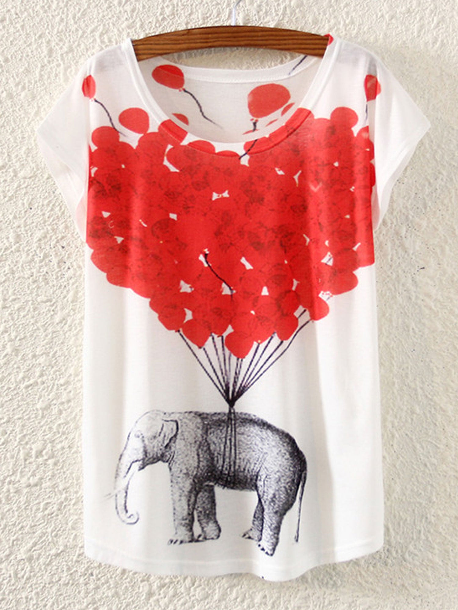 Women Cute Cartoon Pattern Summer T-Shirt