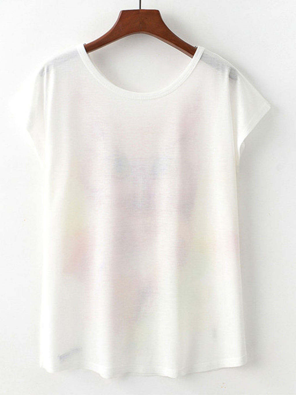 Women Balloon Printed Loose Summer T-Shirt