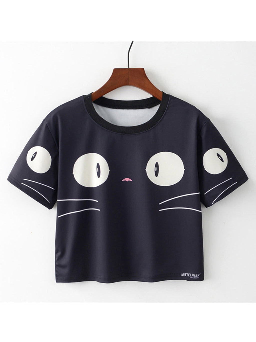 Women Pretty Round Neck Loose Summer T-Shirt