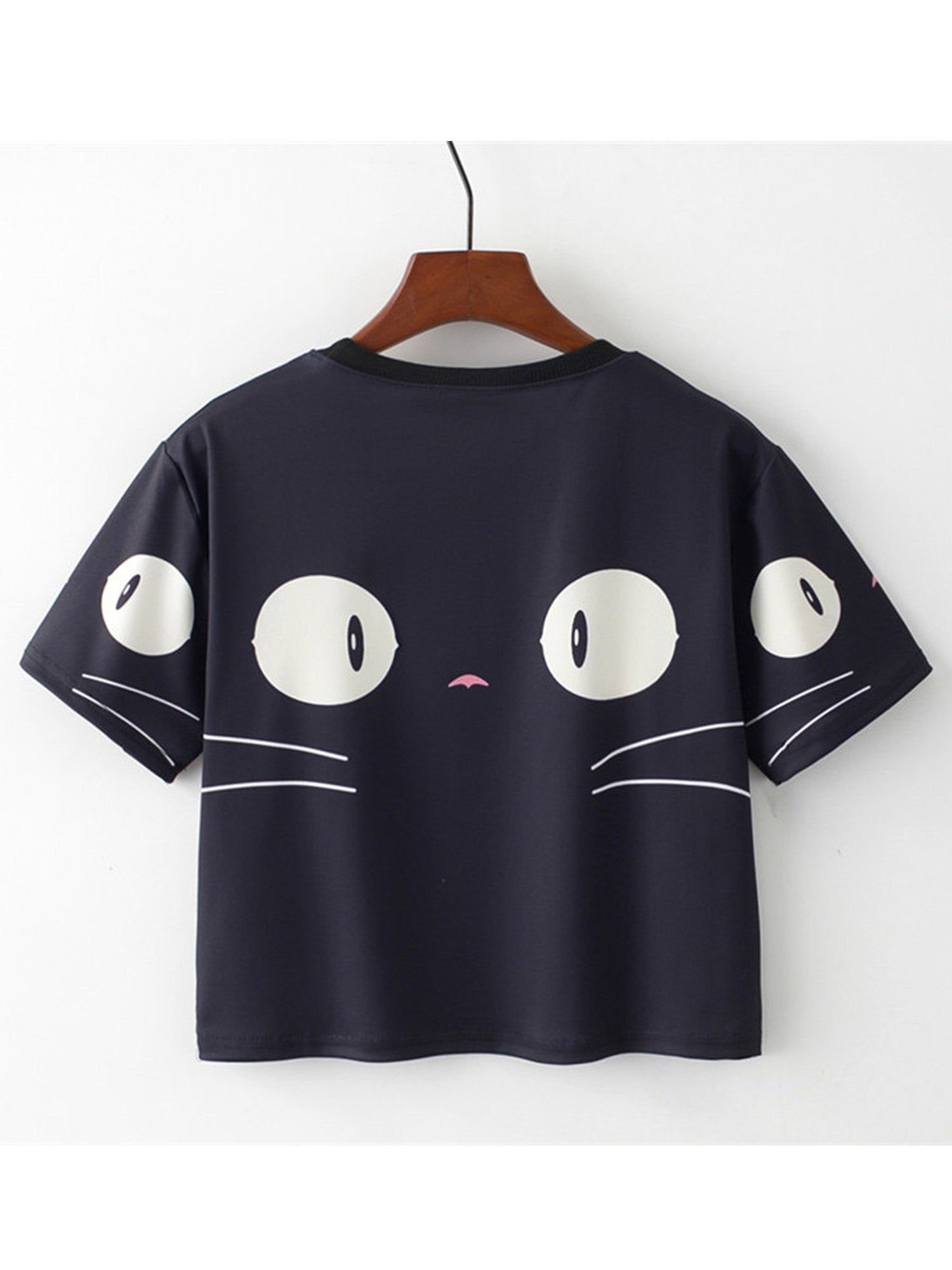 Women Pretty Round Neck Loose Summer T-Shirt