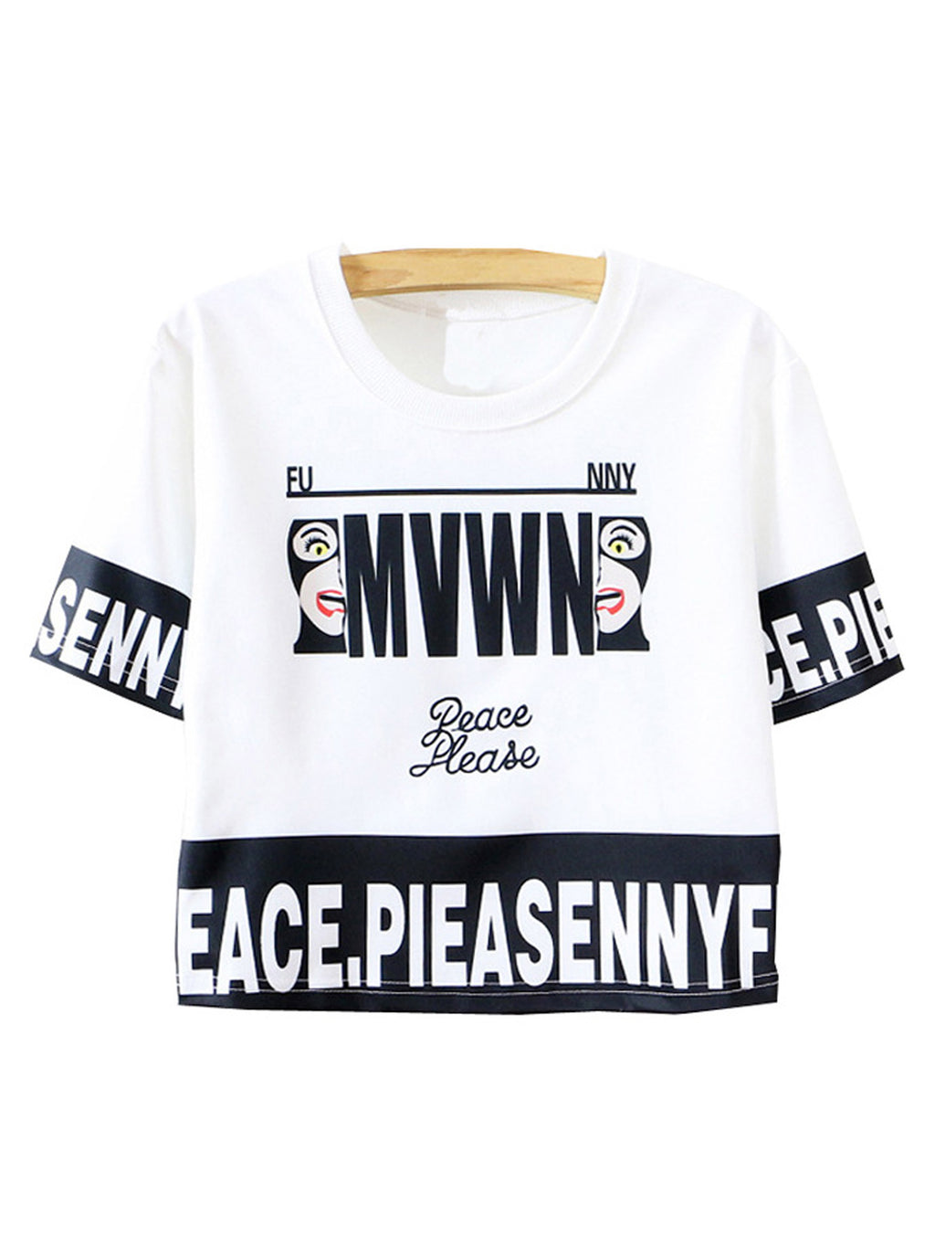 Women Loose Printed Short Sleeve Fashion T-Shirt
