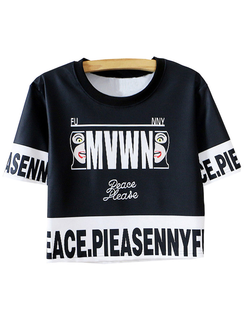 Women Loose Printed Short Sleeve Fashion T-Shirt
