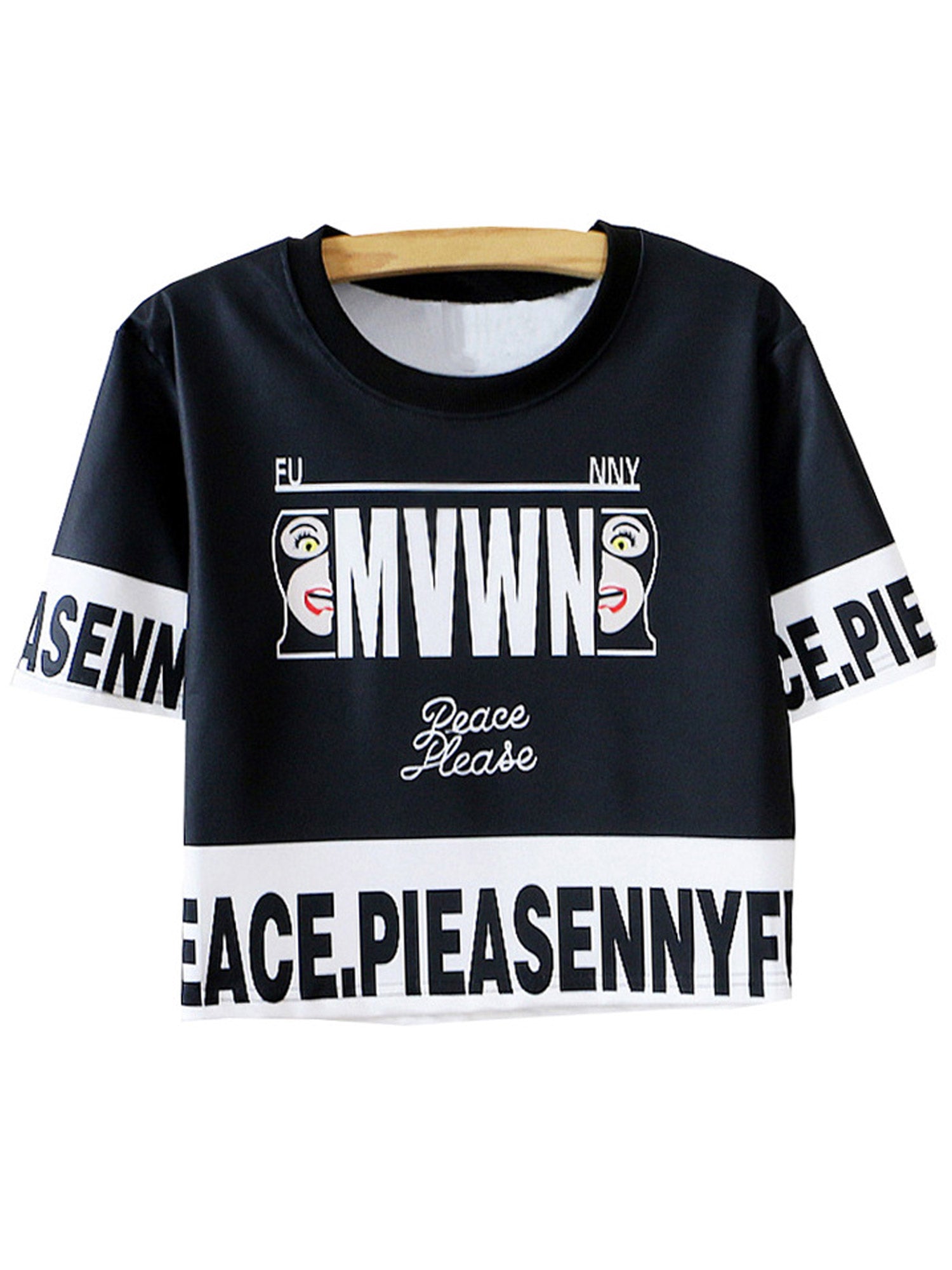 Women Loose Printed Short Sleeve Fashion T-Shirt