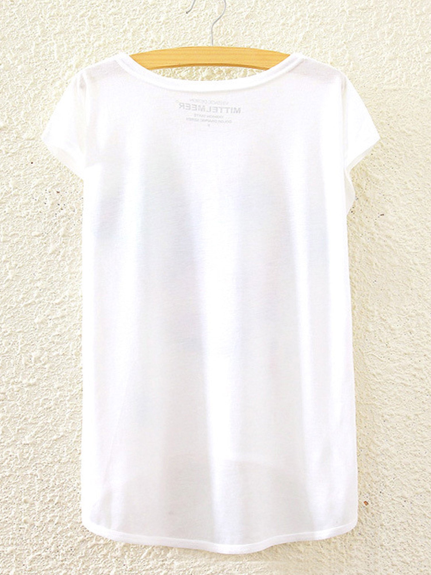 Women Colored Tree Small Sleeve Casual Summer T-Shirt
