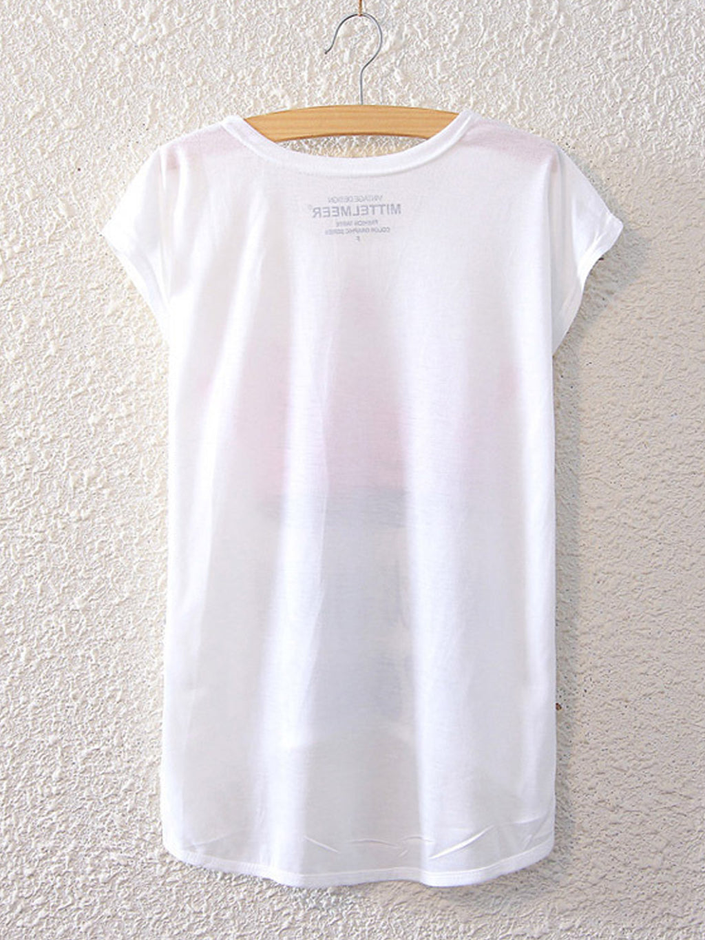 Women Elegant Style Round Neck Fashion T-Shirt