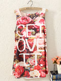 Women Stylish Floral Pattern Loose Summer Top