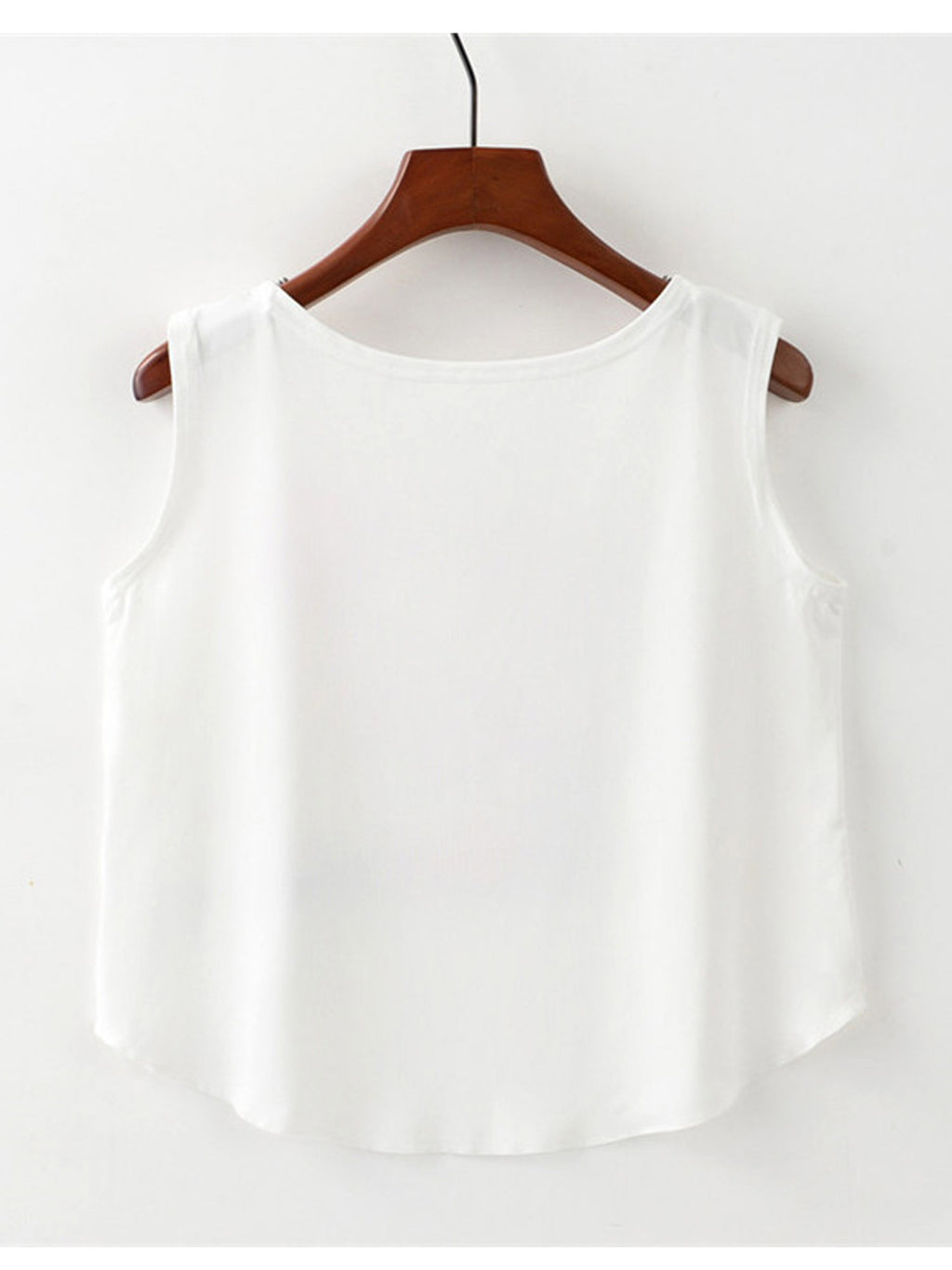 Women Sleeveless Screw Printed Summer Top