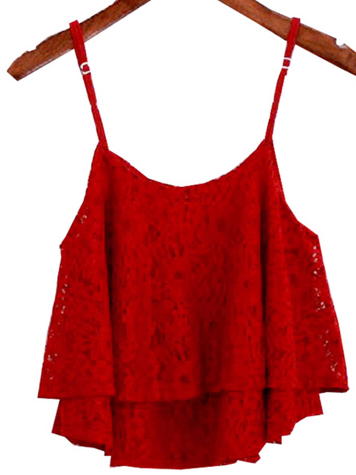 Women Adjustable Strap Beautiful Lace Top