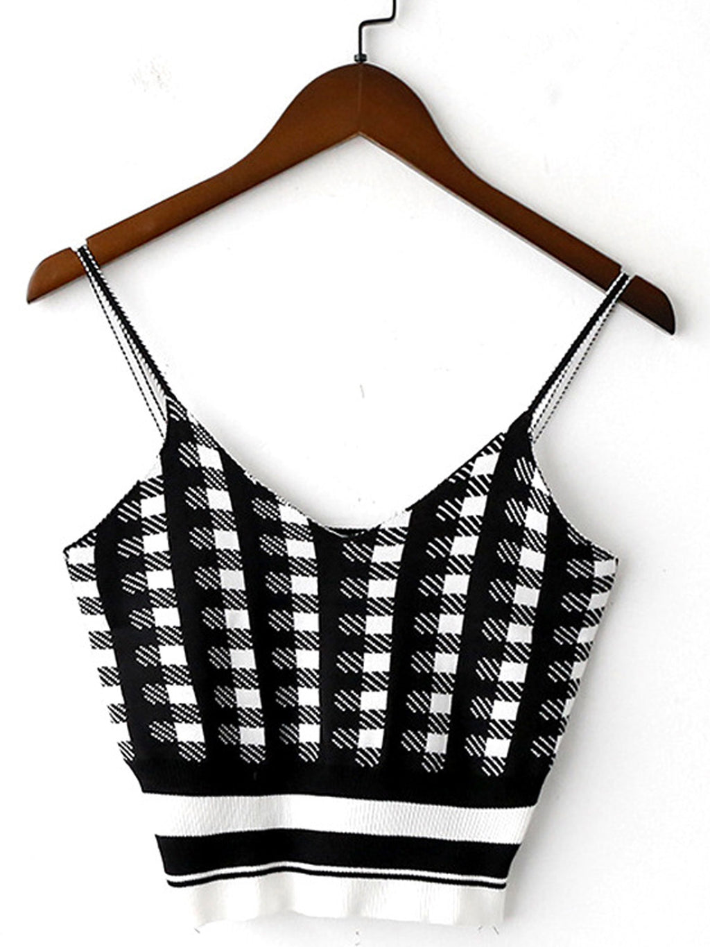 Women Thin Strap Printed Elasticated Summer Top
