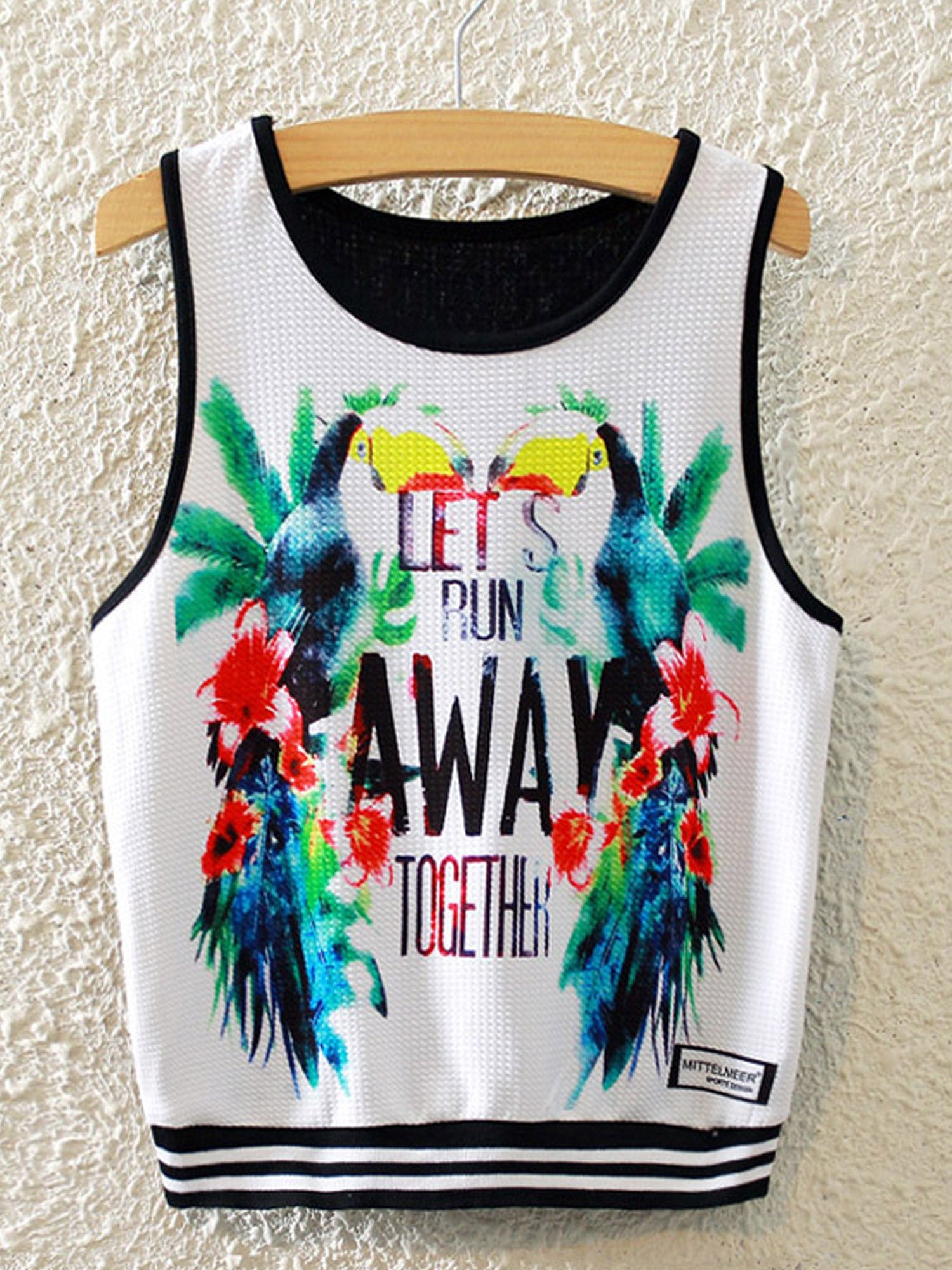 Women Colorfull Printed Round Neck Casual Top
