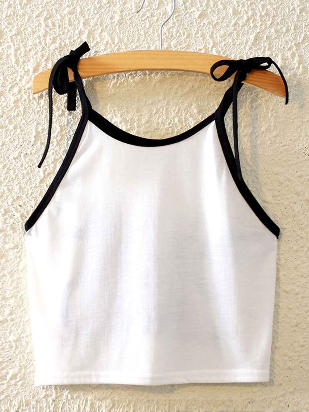 Women Tie Strap Watermelon Print Summer Top