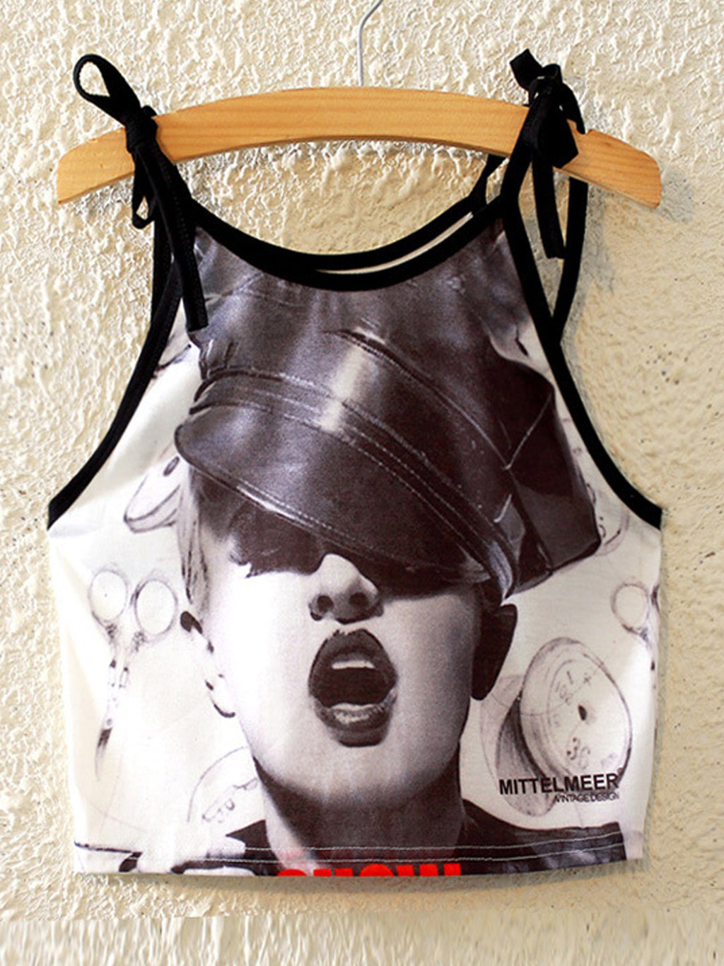 Women American Girl Tie Shoulder Fashion Top
