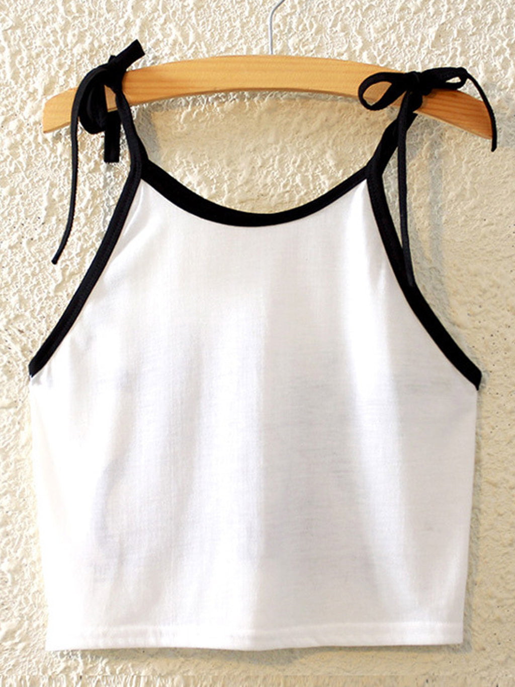 Women American Girl Tie Shoulder Fashion Top