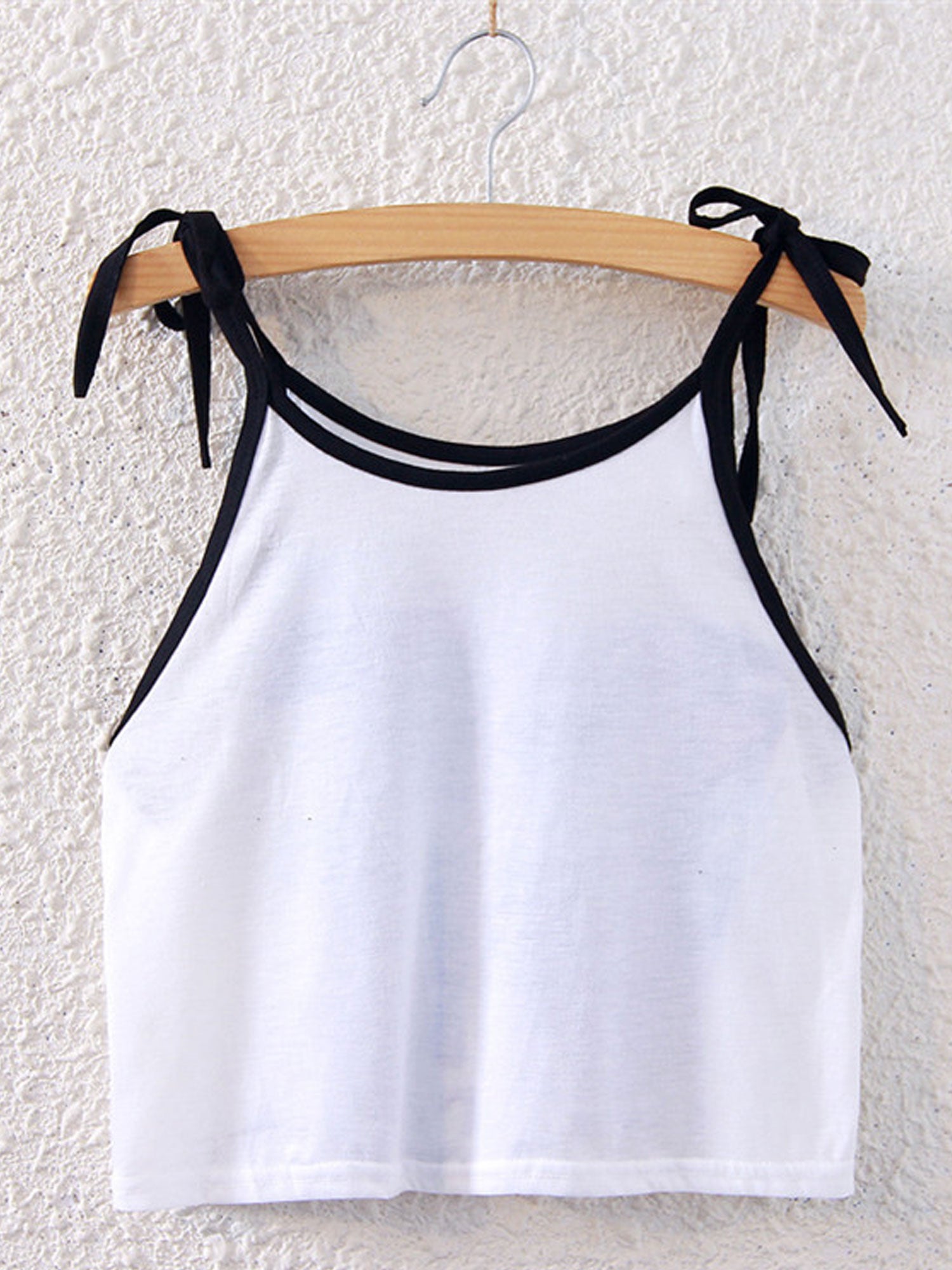 Women Cool Summer Tie Neck Printed Top