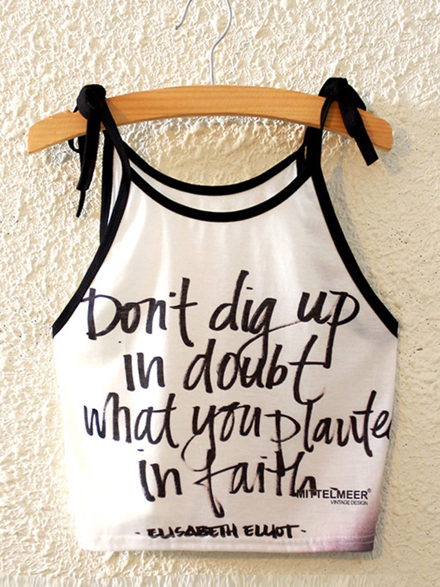 Women Graphic Tie Strap Printed Summer Top