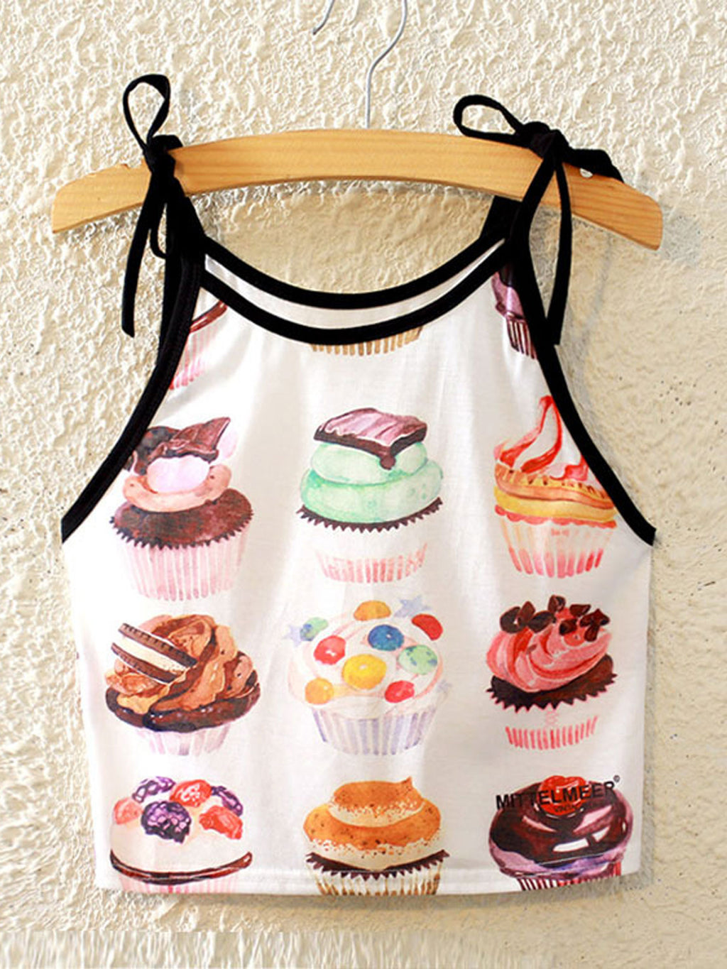 Women Snack Printed Tie Neck Cool Casual Top