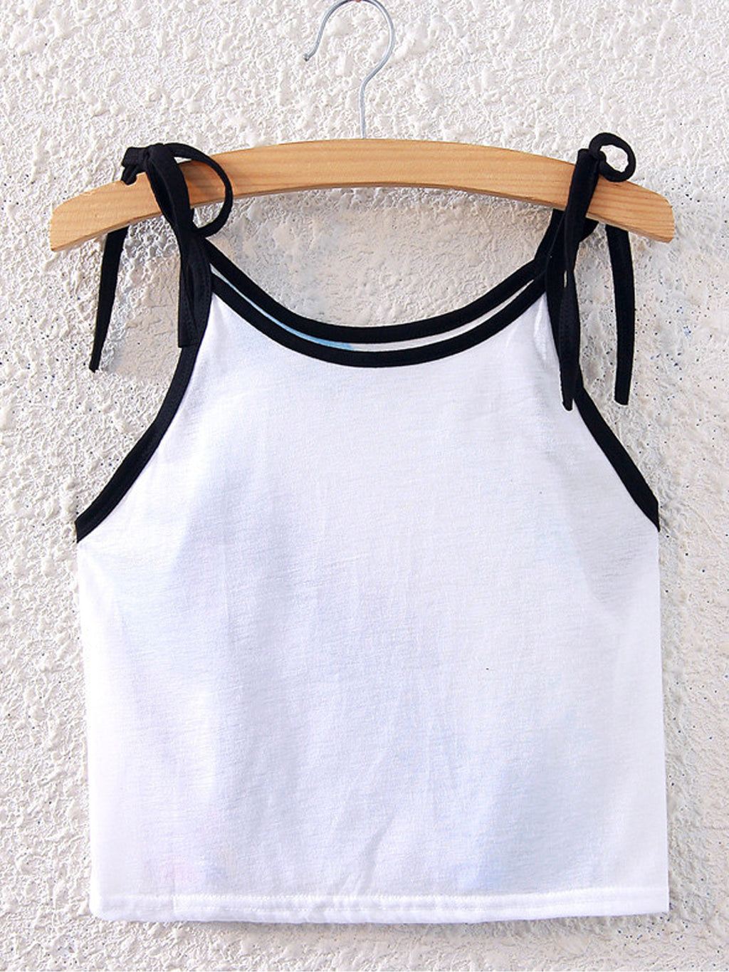 Women Short Tie Shoulder Summer Printed Top