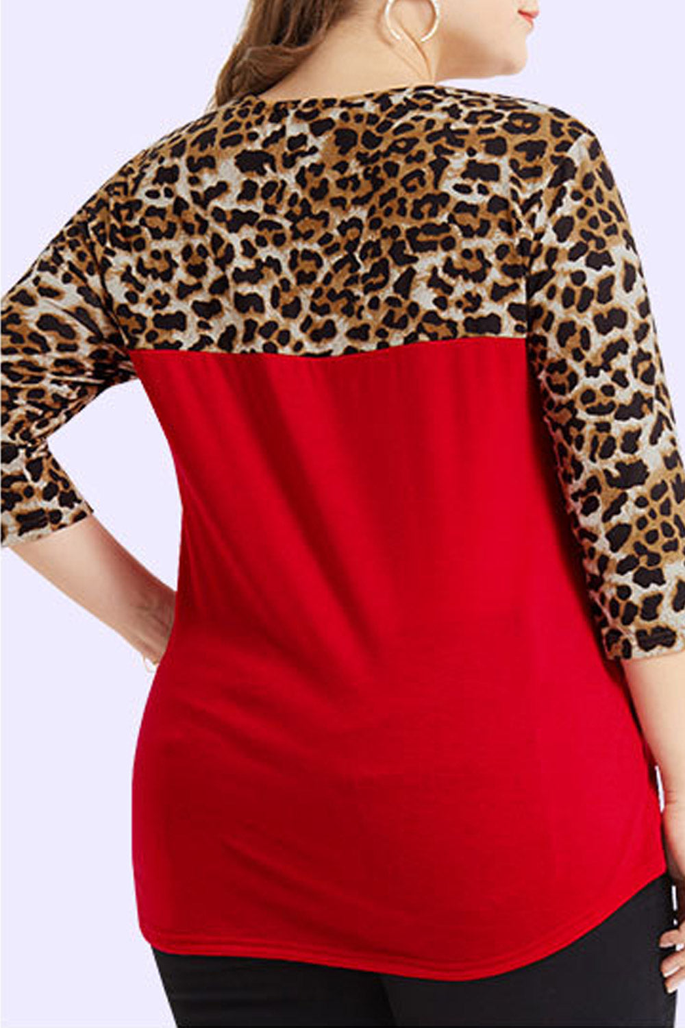 Women Leopard Pattern Relaxing Summer Top