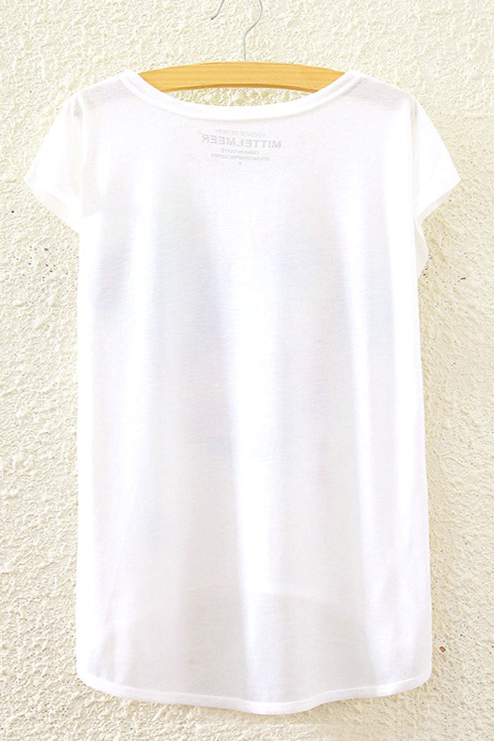 Women Irregular Loose Fit Casual T-Shirt