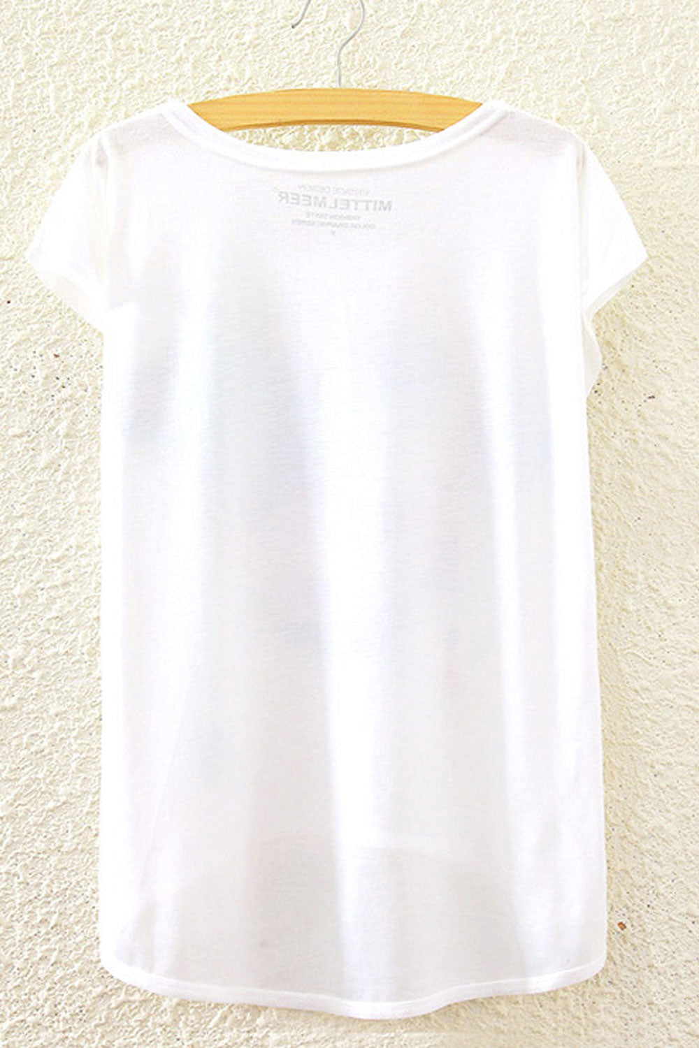 Women Printed Loose Short Sleeve T-Shirt