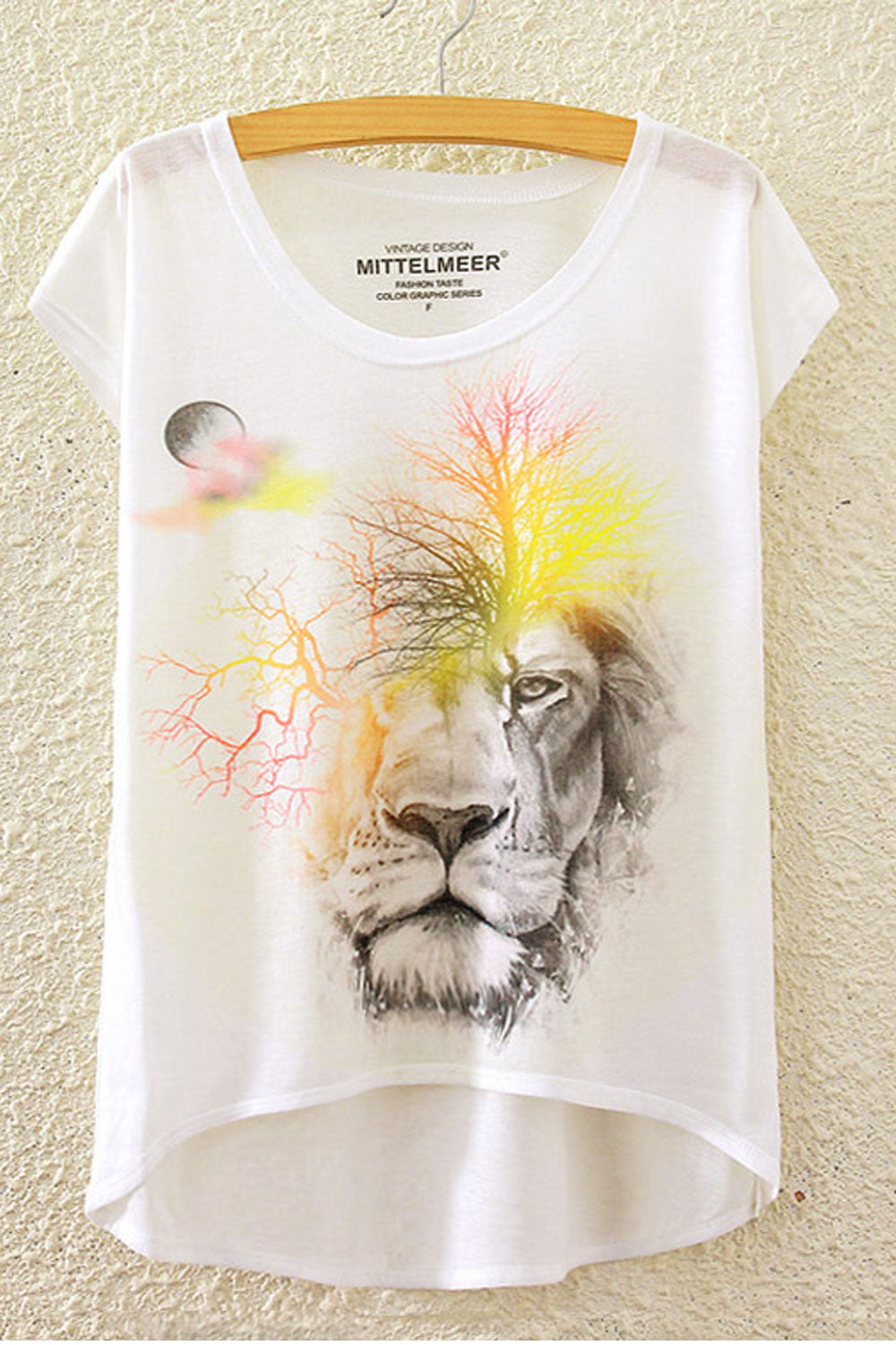 Women Loose Printed Short Sleeve T-Shirt