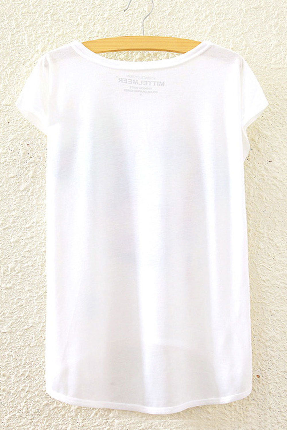 Women Loose Puppy Printed Summer T-Shirt